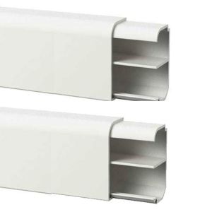 Lot de 2 Moulures électriques d’angle 15x35mm L.1,25 GGK
