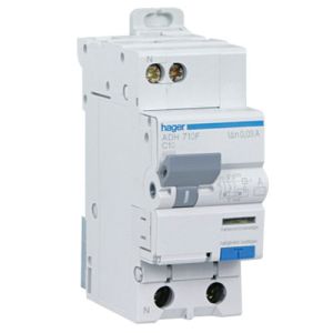 HAGER Disjoncteur différentiel 10A 30mA type AC 230V - ADC710F