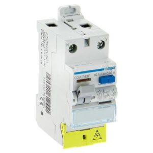 HAGER Interrupteur différentiel type A 40A 30mA