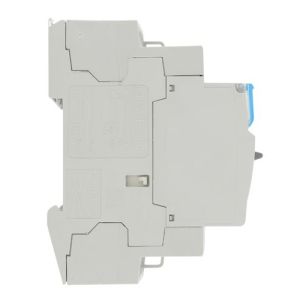 Contacteur Jour / Nuit 25A 3F/NO triphasé 2 modules marque Hager - vue de côté