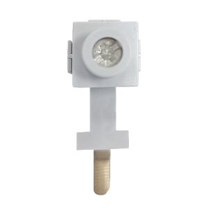 borne de raccordement HAGER KF83E pour rail KBN863 - vue de face