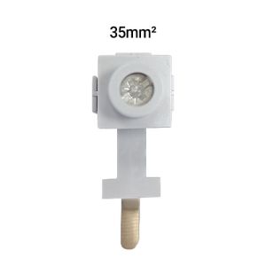 borne de raccordement HAGER KF83E pour rail KBN863 section 35mm²