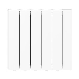 HEATZY Glow Radiateur connecté à inertie céramique horizontal 1500W - photo vue de face