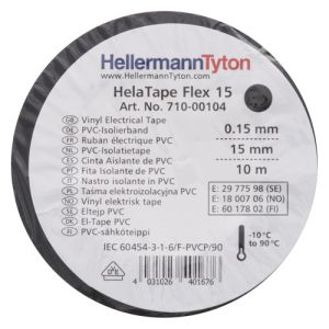 ruban adhésif noir hellermanntyton