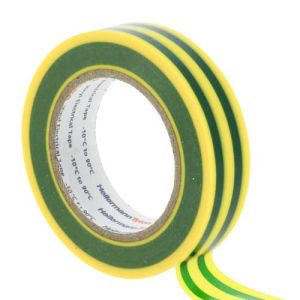 ruban adhésif vert jaune Hellermanntyton