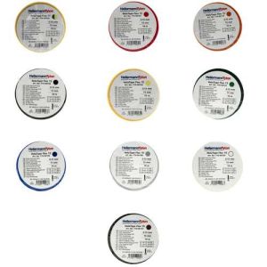 Lot de 10 rubans adhésifs isolants 15mm x 10m Hellermanntyton