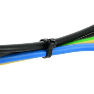 Colliers de serrage noirs 200x4,6mm Hellermanntyton idéals pour le maintien des câbles