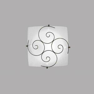 Plafonnier E27 LUCE DESIGN Blanc RICCIOLO - I-070207-4