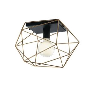 Plafonnier E27 LUCE DESIGN Noir or ABRAXAS - I-ABRAXAS-PL1 ORO