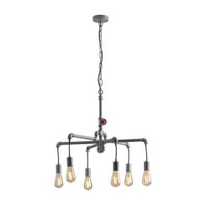 Suspension E27 LUCE DESIGN Galvanisé AMARCORD - I-AMARCORD-S6 ZN
