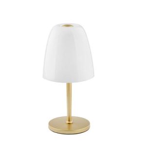 Lampe de table E14 LUCE DESIGN Blanc ARES - I-ARES-L1-BCO