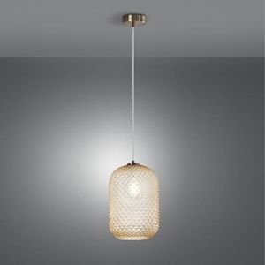 Suspension E27 LUCE DESIGN Ambre ASHFORD - I-ASHFORD-S20 AMB