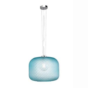 Suspension E27 LUCE DESIGN Bleu ASHFORD - I-ASHFORD-S40 BLU