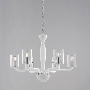 Suspension E14 LUCE DESIGN Blanc AURORA - I-AURORA-6 BCO