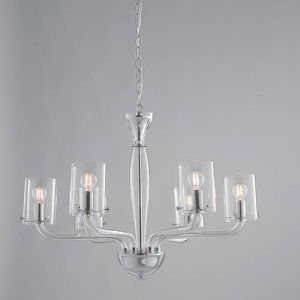 Suspension E14 LUCE DESIGN Transprent AURORA - I-AURORA-6 TR