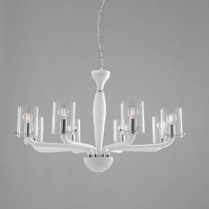 Suspension E14 LUCE DESIGN Blanc AURORA - I-AURORA-8 BCO