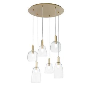 Suspension E14 LUCE DESIGN Or BRANDY - I-BRANDY-S6