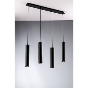 Suspension GU10 LUCE DESIGN Noir FLUKE - I-FLUKE-S4 NERO