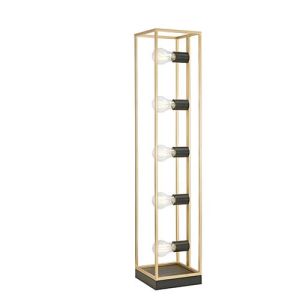 Lampadaire E27 LUCE DESIGN Noir Or KIMERA - I-KIMERA-PT5