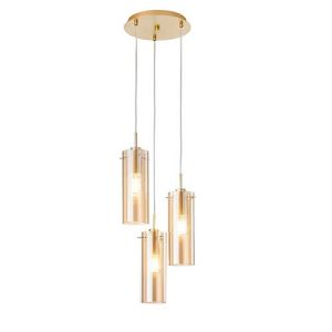 Suspension E27 LUCE DESIGN Or MAGIC - I-MAGIC-S3-ORO
