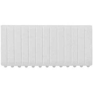IKEPE Obturateur blanc 6,5 modules pour coffret électrique