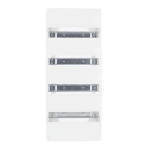 IKEPE Tableau électrique nu 4 rangées 13 modules - vue de face