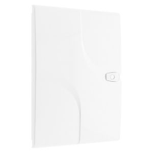 IKEPE Porte blanche pour tableau électrique 2 rangées 13 modules