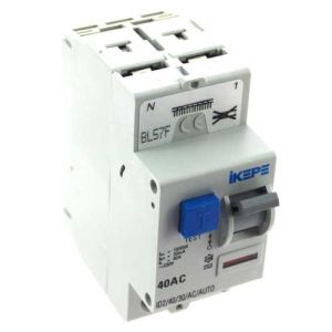 IKEPE Interrupteur différentiel 40A 30mA type AC auto 230V - vue de haut