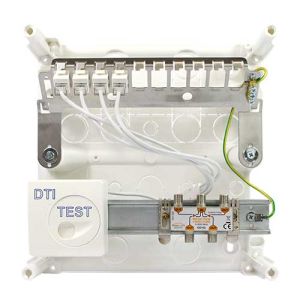 IKEPE Reno Compact Coffret de communication Grade 1 - 4RJ45 - vue de face