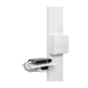 Zone attenante pour tableau de communication avec 1 prise + 3 cordons RJ45 IKEPE