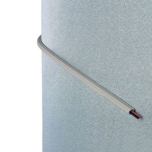 INOFIX Cablefix Gaine adhésive 8 x 7 mm - Gris métallisé