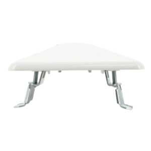 sortie de câble 16A Lebenoid blanche - vue de dessus