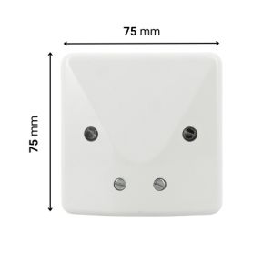 Dimensions de la sortie de câble 16A Lebenoid blanche