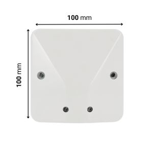Dimensions de la sortie de câble 20/32A Lebenoid blanche 100x100mm