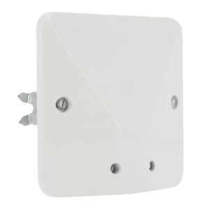 sortie de câble 20/32A Lebenoid blanche - vue de profil