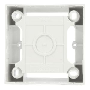 Cadre saillie simple blanc LEBENOID - vue de dos