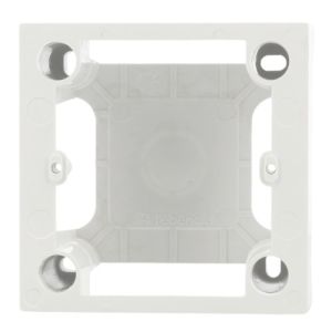 Cadre saillie simple blanc LEBENOID - vue de face