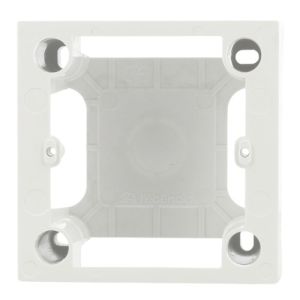 Cadre saillie simple blanc LEBENOID - vue de face