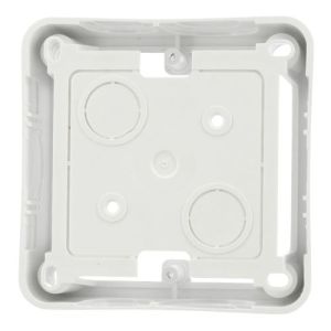 Cadre saillie blanc Lebenoid - vue de dos