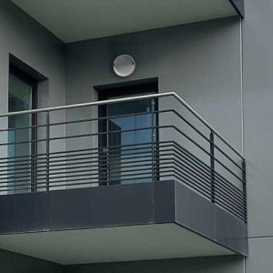 hublot led à détection Lebenoid 1900lm 4000k - photo usage extérieur