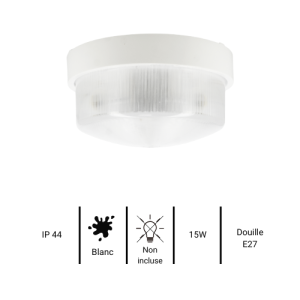 Hublot LED E27 blanc Lebenoid - fiche technique