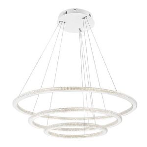 Suspension LED LUCE DESIGN 87W Blanc BRYANT - LED-BRYANT-S3C