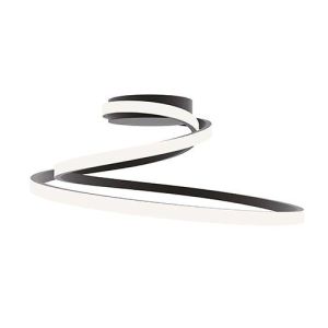 Plafonnier LED LUCE DESIGN 40W Noir COASTER - LED-COASTER-PL-NER