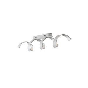 Plafonnier LED LUCE DESIGN 20W Blanc Argent HELIX - LED-HELIX-PL4C BCO