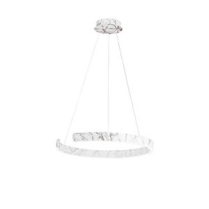 Suspension LED LUCE DESIGN 30W Marbre NAVEL - LED-NAVEL-S60-MB