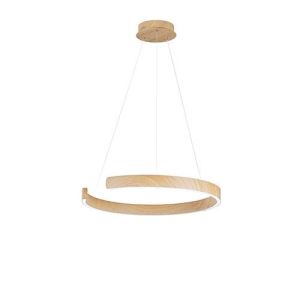 Suspension LED LUCE DESIGN 30W Bois NAVEL - LED-NAVEL-S60-WD