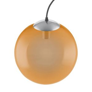 LEDVANCE Suspension vintage 1906 bubble 230V E27 D300mm verre orange  - 217386