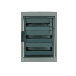 Coffret étanche nu LEGRAND Plexo 3 rangées de 18 modules - vue de face