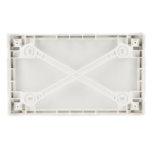 Tableautin blanc LEGRAND 1 module 150x250x35mm - vue de dos