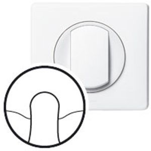 LEGRAND Céliane Enjoliveur blanc sortie de câble
